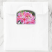 Religiöse Stargazers Runder Aufkleber (Tasche)