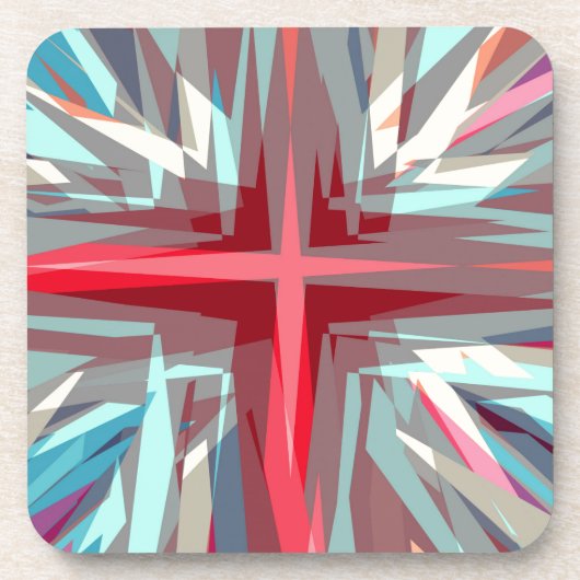 Religiöse Sternexplosion Getränkeuntersetzer (Vorderseite)