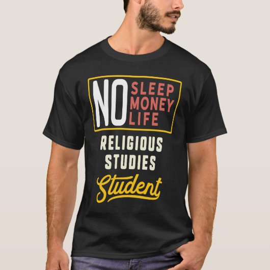 Religiöse Studien Major Studen Abschluss T-Shirt (Vorderseite)
