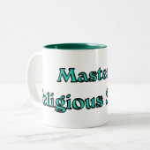 Religiöse Studien Zweifarbige Tasse (Vorderseite Links)