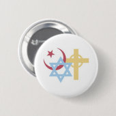 Religiöse Symbole Button (Vorne & Hinten)