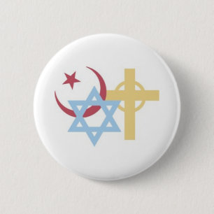 Religiöse Symbole Button