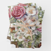 Religiöse Symbole und Verse für Beileid Geschenkpapier Set (Beispiel)