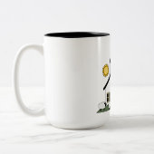 Religiöse Tasse (Links)