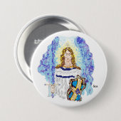 Religiöse Taste : Archangel Micheal Button (Vorne & Hinten)