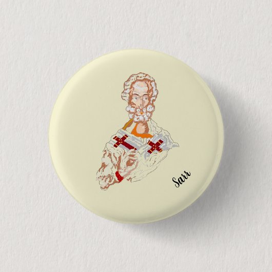 Religiöse Taste : Saint Nicholas Button (Vorderseite)