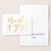 Religiöse Taufe Danke, dass ihr eine Gold-Karte ha Folienkarte (Anzeige)