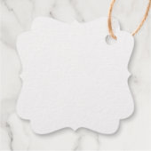 Religiöse traditionelle katholische Marienmonogram Geschenkanhänger (Rückseite)