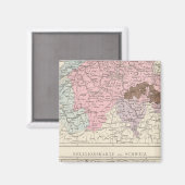 Religiöse und sprachliche Karte der Schweiz Magnet (Vorderseite/Rückseite)