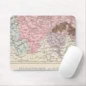 Religiöse und sprachliche Karte der Schweiz Mousepad (Mit Mouse)