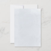 Religiöse Veranstaltung blaues Kreuz Dankeschön Ka Karte (Rückseite)