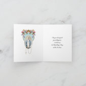 Religiöse Vintage gesegnete Jungfrau Mary Jesus Ro Karte (Innenseite)