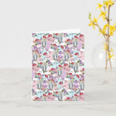 Religiöse Vintage gesegnete Jungfrau Mary Jesus Ro Karte (Gelbe Blume)