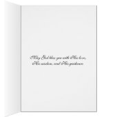 Religiöse Vintage Wedding Scripture (Innen (Rechts))