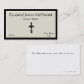 Religiöse Visitenkarte Terminkarte (Vorne/Hinten)