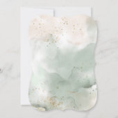 Religiöse, Wasserfarbe, Kreuz, Erste heilige Gemei Einladung (Rückseite)