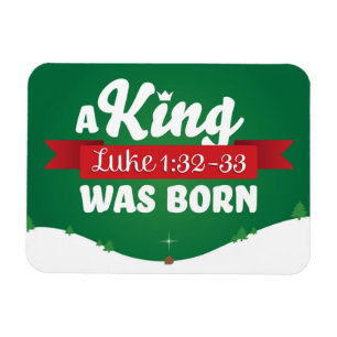 Religiöse Weihnachten Ein Geborener Christlicher K Magnet