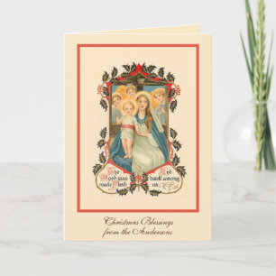 Religiöse Weihnachten Jesus Jungfrau Mary Angels H