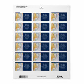 Religiöse Weihnachtsfeier Madonna und Kind Adressaufkleber (Vorne)