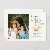 Religiöse Weihnachtsfotokarte Luke Bible Verse (Vorne/Hinten)