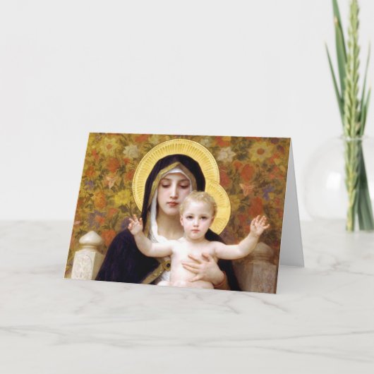 Religiöse Weihnachtskarte Feiertagskarte (Vorderseite)