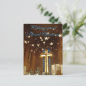 Religiöse Weihnachtskarte Feiertagspostkarte (Stehend Vorderseite)