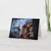 Religiöse Weihnachtskarte Personalisieren Text Gru Karte (Vorderseite)