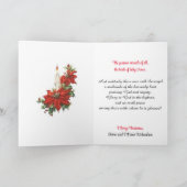 Religiöse Weihnachtskarte personalisieren Text-Kri Karte (Innenseite)