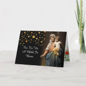 Religiöse Weihnachtskarte Persönliche Unterzeichnu Karte (Vorderseite)