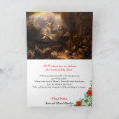 Religiöse Weihnachtskarte Persönliche Unterzeichnu Karte (Innenseite)