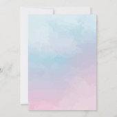 Religiöse Weihnachtskrippe Geburt Jesus Einladung (Rückseite)