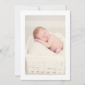 Religiöse Weihnachtskrippe Geburt Jesus Foto Einladung (Rückseite)