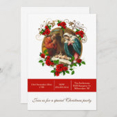 Religiöse Weihnachtskrippe Jesus Party Einladung (Vorne/Hinten)