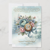 Religiöse Weihnachtskriptur Feiertagskarte (Vorderseite)