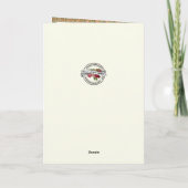 Religiöse Weihnachtskriptur Verse Feiertagskarte (Rückseite)