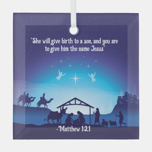 Religiöse Weihnachtsschmuck (Vorderseite)