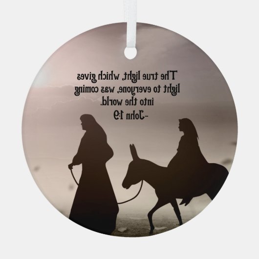 Religiöse Weihnachtsschmuck (Rückseite)