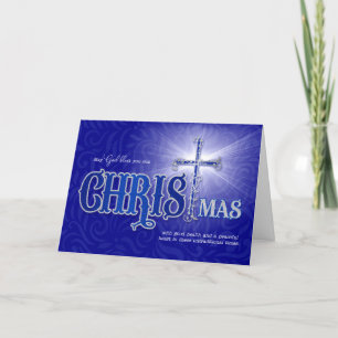 Religiöse Weihnachtssegmente Untraditionelle Zeite Feiertagskarte