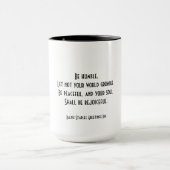 Religiöse Zitat Tasse (Zentrum)
