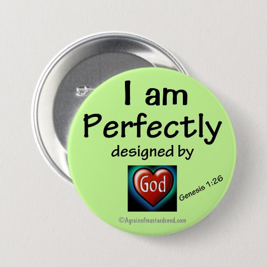 Religiöse Zitate Button (Vorne & Hinten)