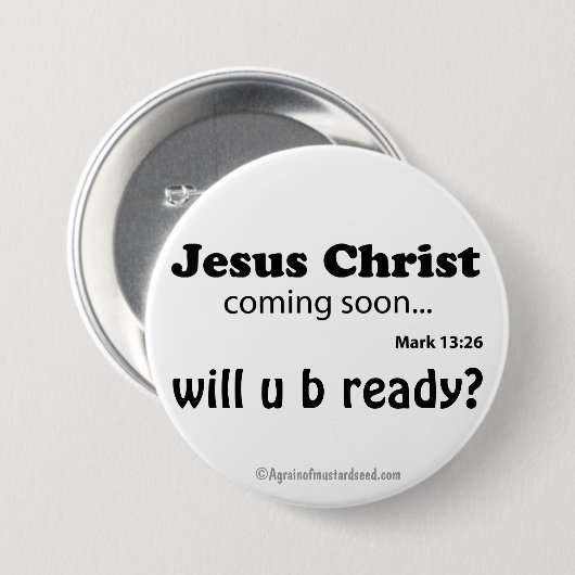 Religiöse Zitate Button (Vorne & Hinten)