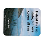 Religiöse Zitate Magnet (Horizontal)