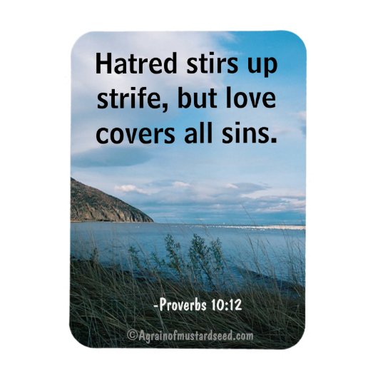 Religiöse Zitate Magnet (Vertikal)