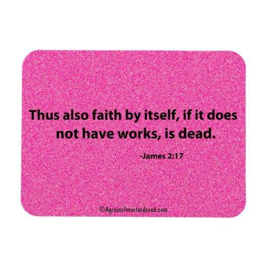 Religiöse Zitate Magnet (Horizontal)