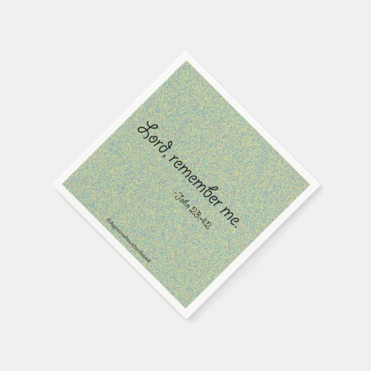 Religiöse Zitate Serviette (Ecke)