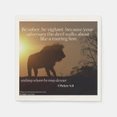 Religiöse Zitate Serviette (Vorderseite)