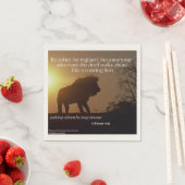 Religiöse Zitate Serviette (Beispiel)