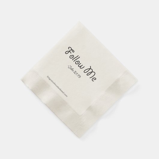 Religiöse Zitate Serviette (Ecke)
