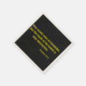 Religiöse Zitate Serviette (Ecke)
