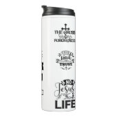 Religiöse Zitate Thermosbecher (Nach rechts gedreht)